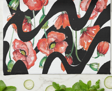 Load image into Gallery viewer, Trippy Poppy Dish Towels
