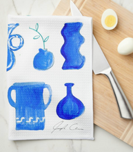 Load image into Gallery viewer, Cobalt Vase Dish Towel Set
